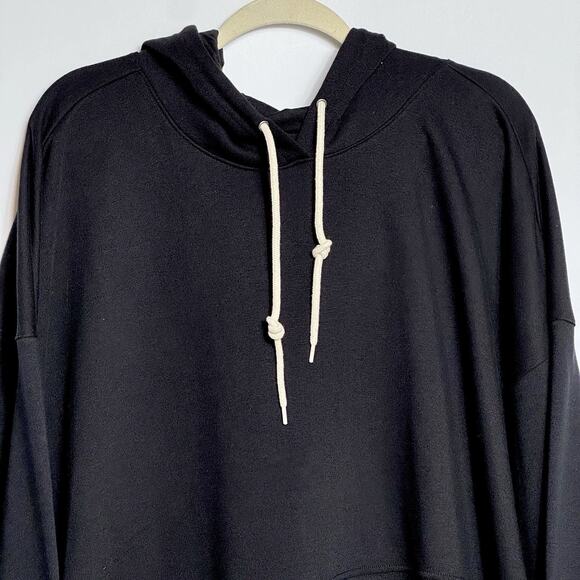 Xersion 3XL Big & Tall French Terry Hoodie Black Depth Soft Touch NWT Streetwear - Picture 5 of 15